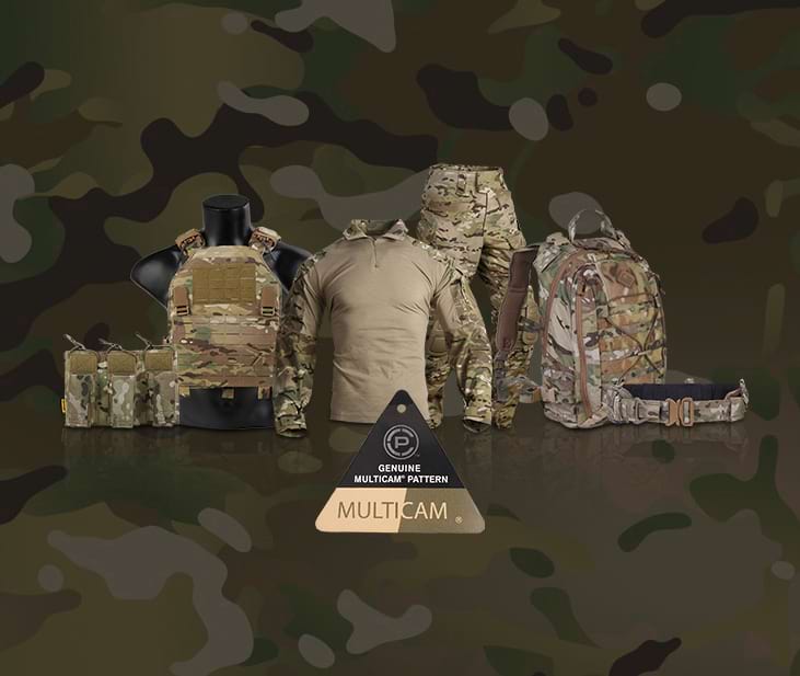 ECHTES MULTICAM-MUSTER