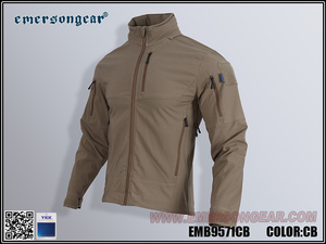 Emersongear Blue Label „Fog“ winddichter Softshell-Mantel