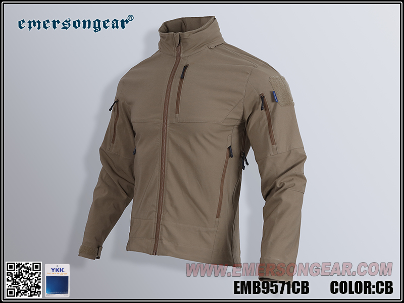 Emersongear Blue Label „Fog“ winddichter Softshell-Mantel