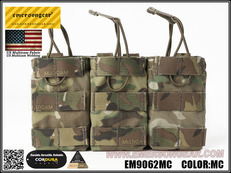 EmersonGear 7.62 Dreifach-Magazintasche mit offener Oberseite