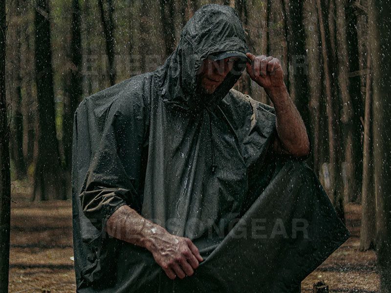 Emersongear Outdoor Jungle Tactical Schnelltrocknender Regenponcho „Wind Rider“