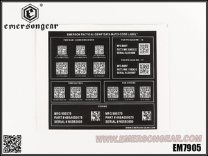 EmersonGear DATA MATIX CODE