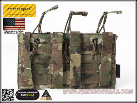 EmersonGear 7.62 Dreifach-Magazintasche mit offener Oberseite