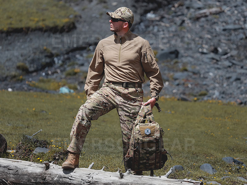 Emersongear Dri-Release Functional Fabric Combat Langarm-T-Shirt „Disguise“