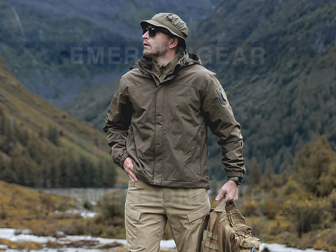 Emersongear Outdoor-Arbeitskleidung, wasserdichte und atmungsaktive taktische Nylonjacke „Ocelot“