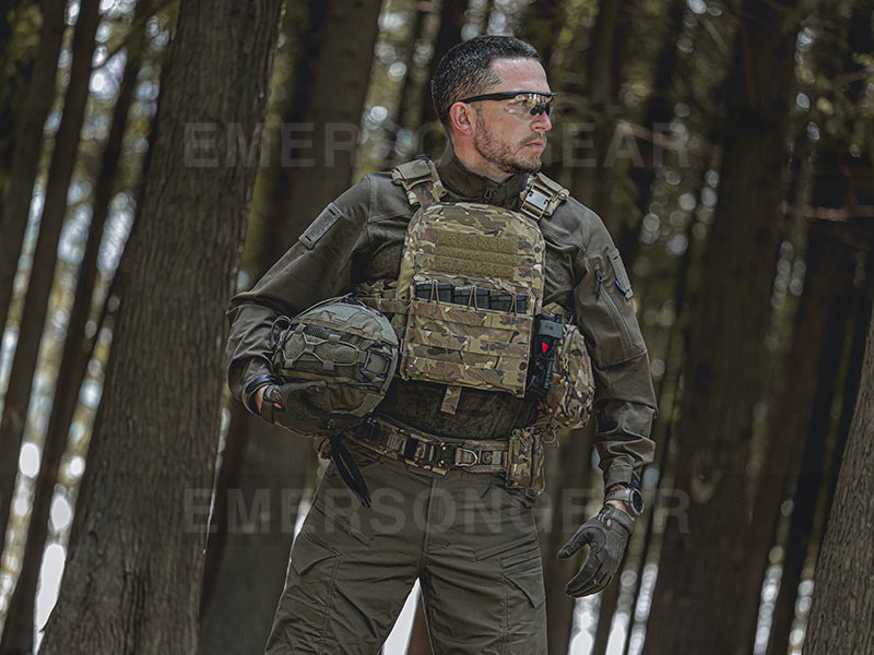 Emersongear Dri-Release Functional Fabric Combat Langarm-T-Shirt „Disguise“