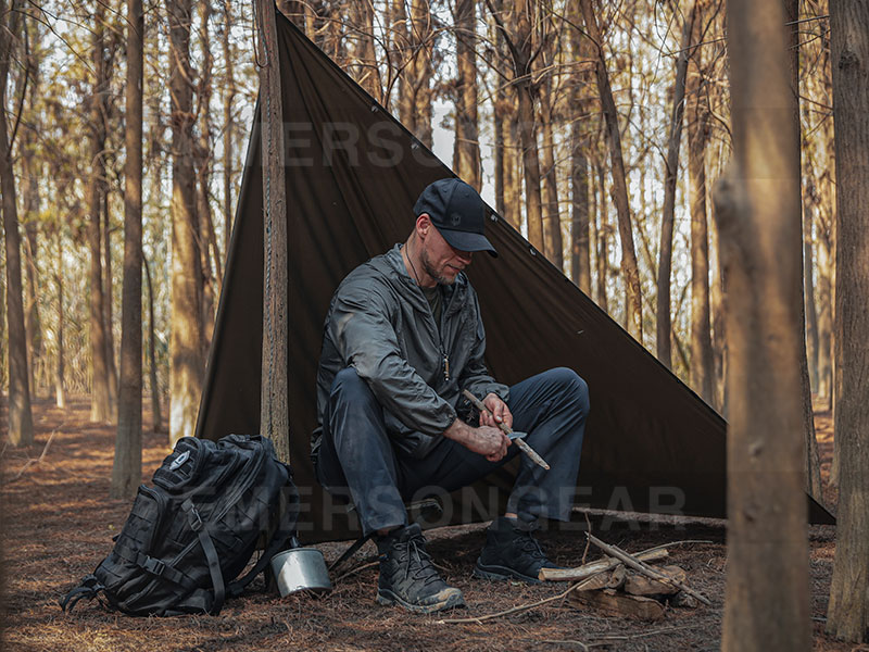 Emersongear Outdoor Jungle Tactical Schnelltrocknender Regenponcho „Wind Rider“