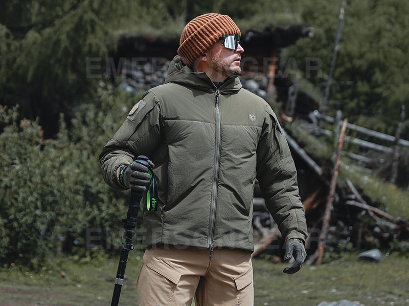 Emersongear Kältebeständiger funktioneller taktischer Mantel für Bergsteigen bis 15 °C „COD“