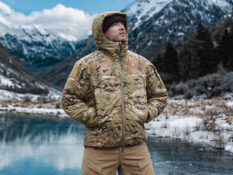 Emersongear Kältebeständiger funktioneller taktischer Mantel für Bergsteigen bis 15 °C „COD“