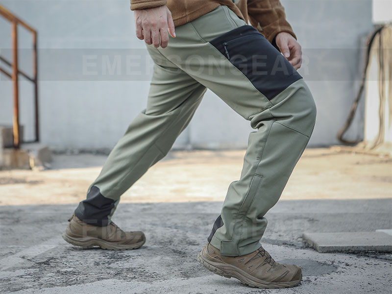 Emersongear warme, winddichte Outdoor-Funktions-Wander-Softshell-Hose „Killerwal“