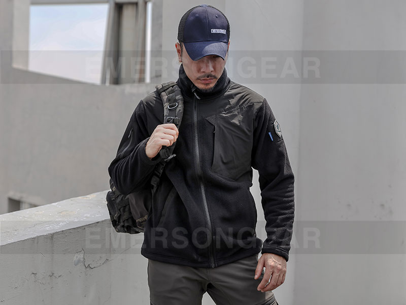 Emersongear Antibakterielle Technologie Taktische warme Fleecejacke „Glaucidium“