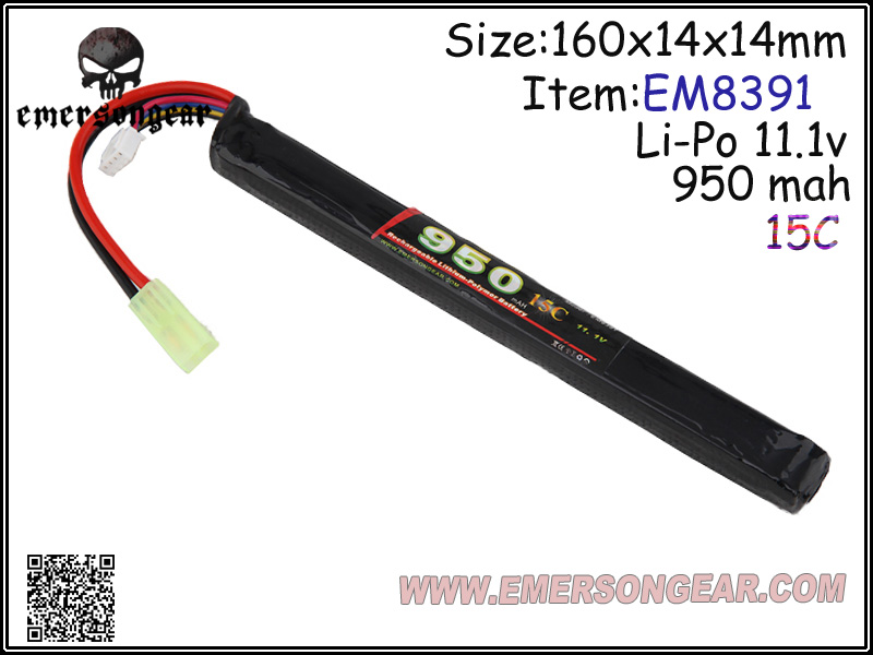 EmersonGear 11,1V 950mah 15C AK-Long